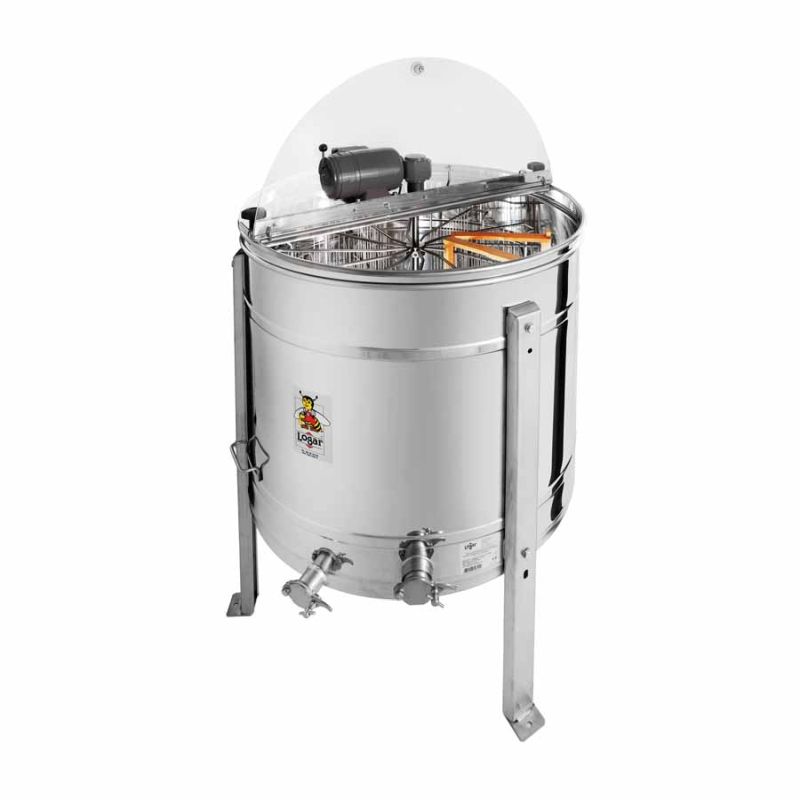 Logar 12-częściowa miodarka radialna z siatką ochronną przed złamaniem ramek, kocioł Ø76 cm, napęd elektryczny (art. nr 4559)