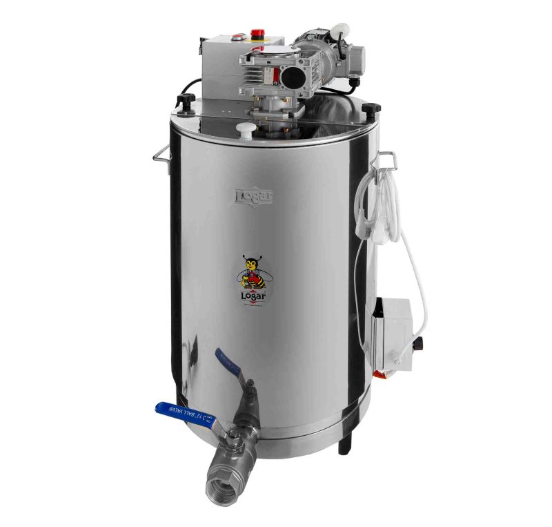 Mieszadło i urządzenie miksujące do miodu Logar 100 kg z ogrzewaniem i izolacją