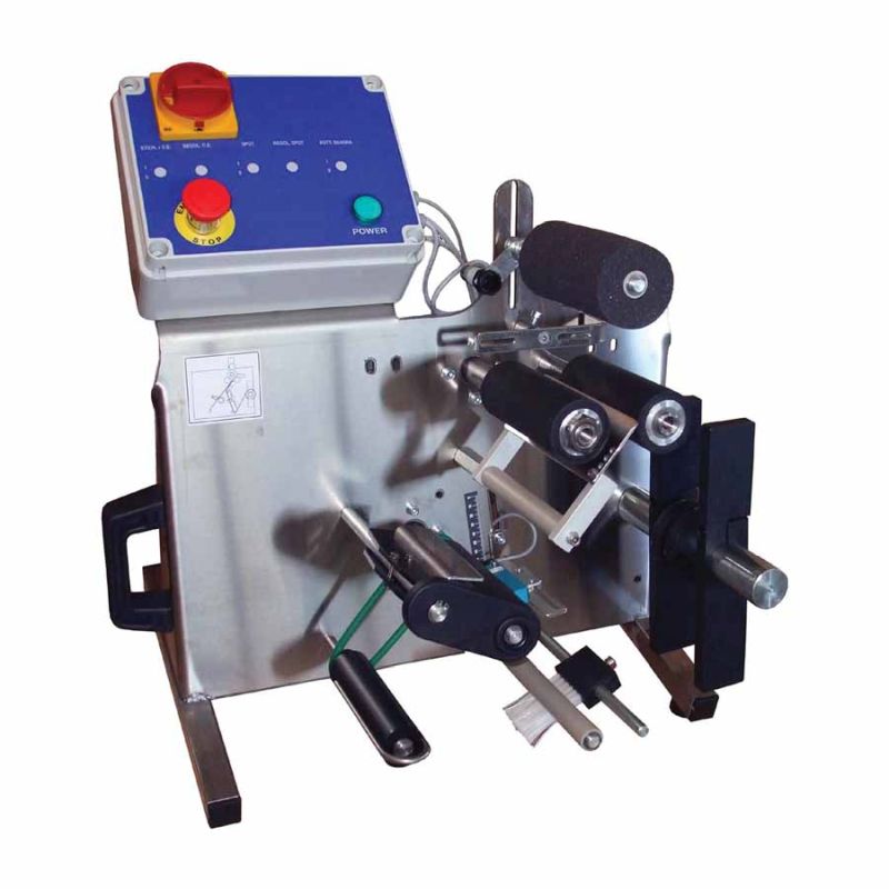 Półautomatyczna etykieciarka – stołowa maszyna etykietująca (Nr kat. 7403)