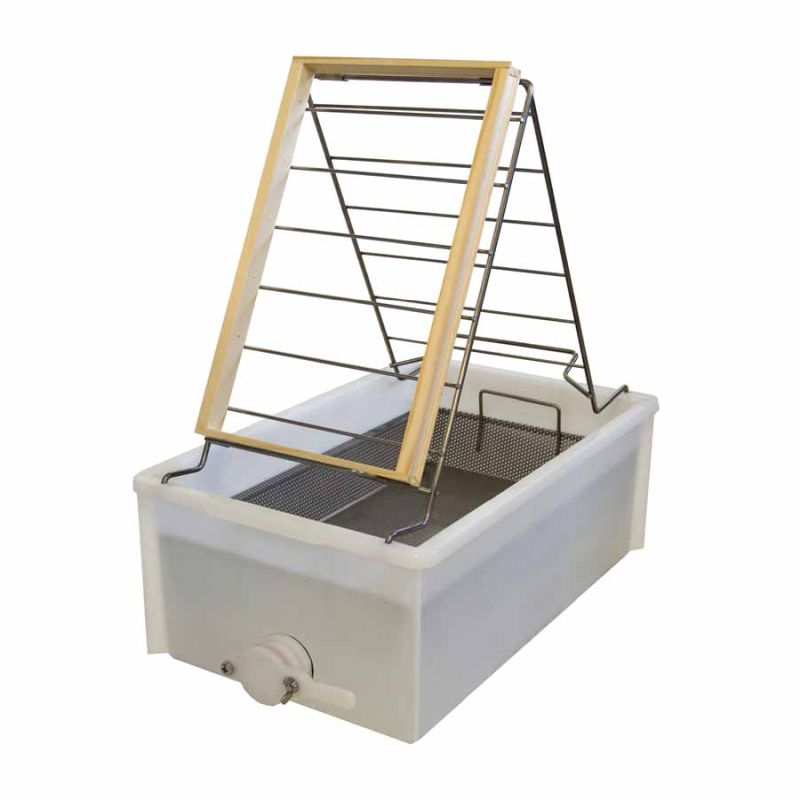 Miska do odsklepiania PVC z perforowanym dnem (model stołowy) – naczynie do odsklepiania