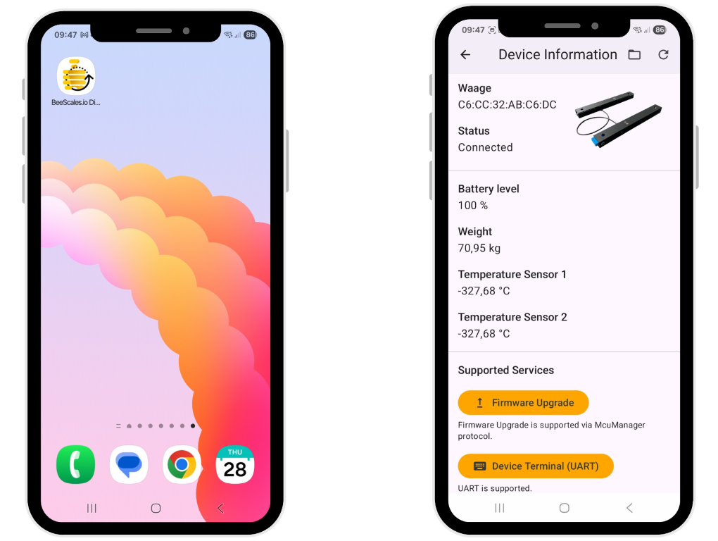 Aktualizacja firmware BeeScales Compact
