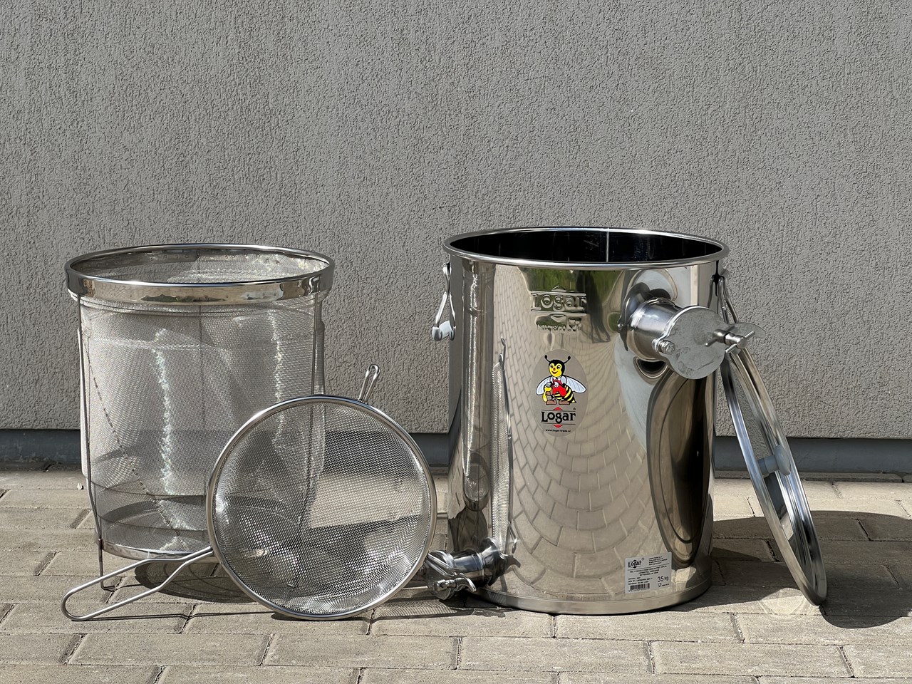 Logar kanka sitowa podstawiana 35 kg – kanka z niezapychającym się sitkiem