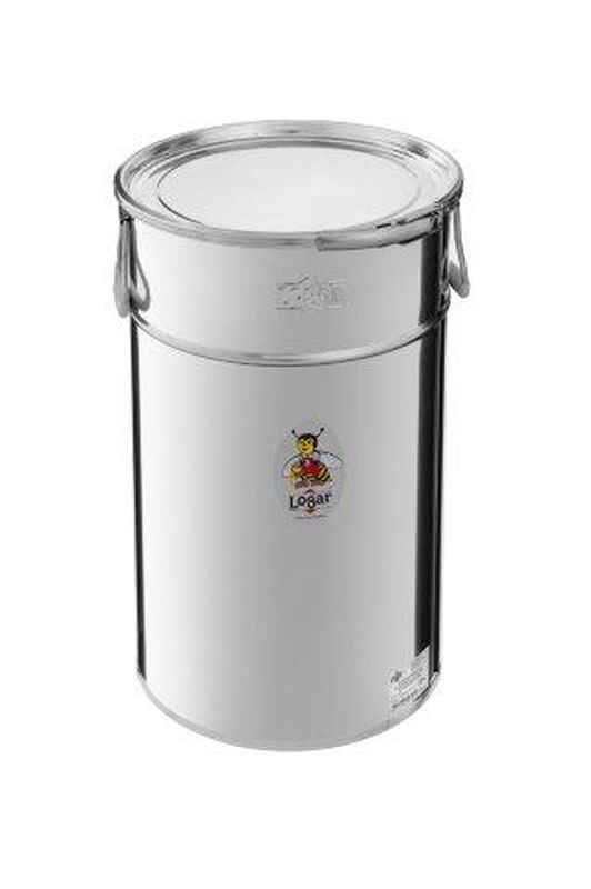 Logar pojemnik magazynowy stożkowy 50 kg z obręczą zaciskową i uszczelką (nr kat. 2105)