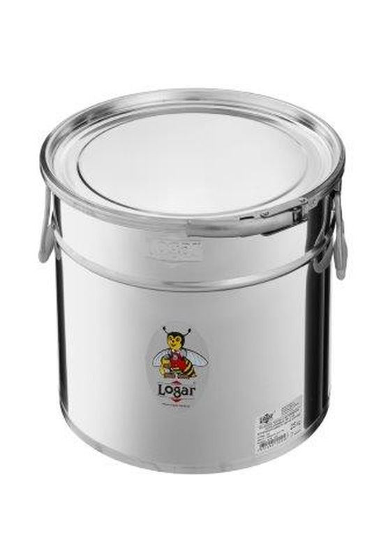 Stożkowy pojemnik magazynowy Logar z pierścieniem zaciskowym i uszczelką